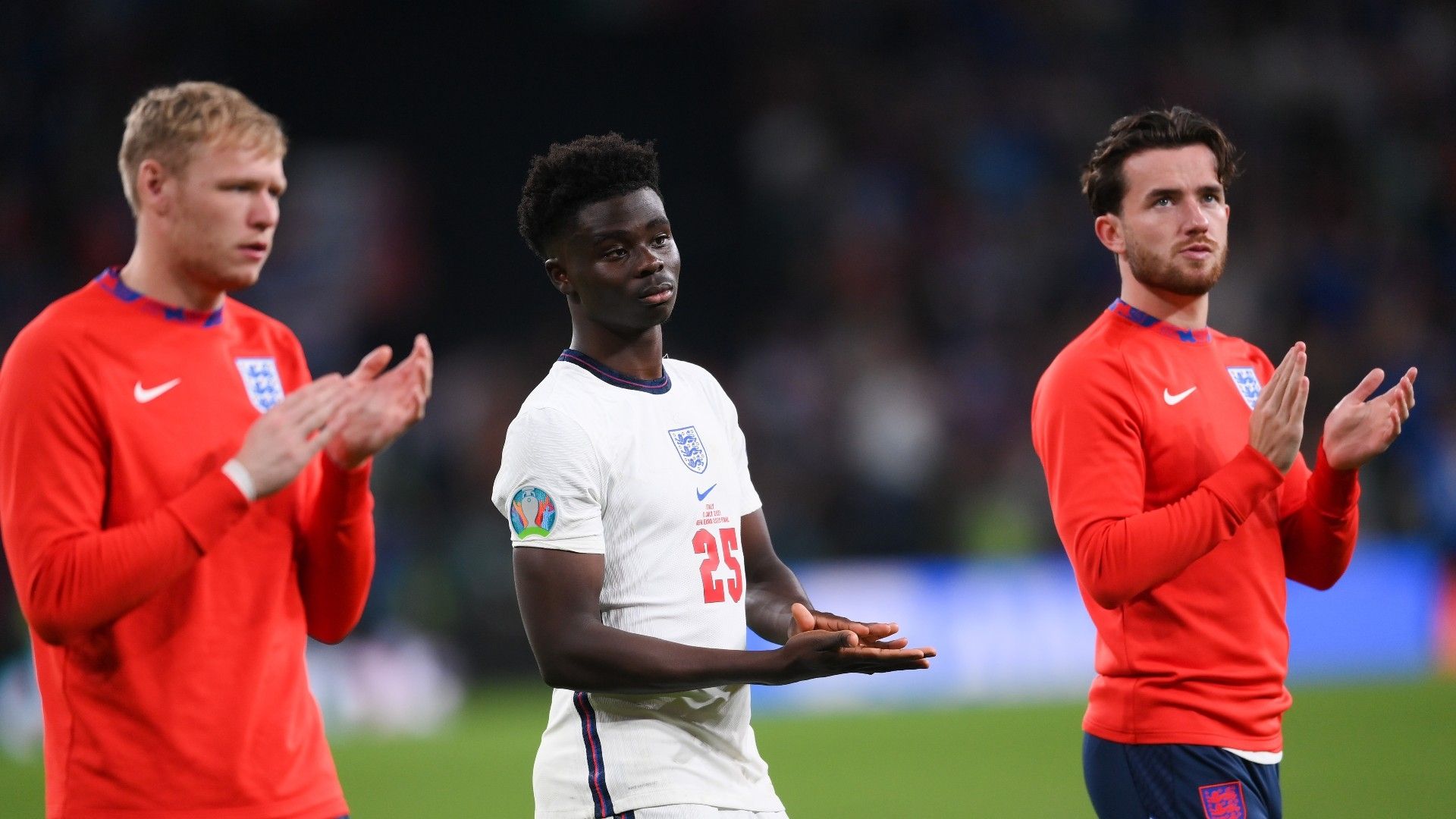 Aaron Ramsdale Bukayo Saka Euro 2020