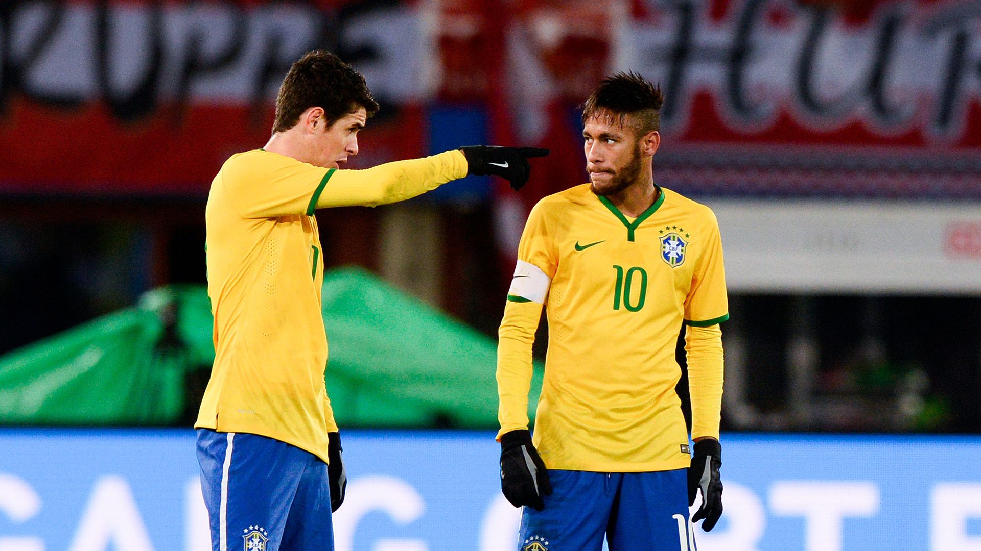 Neymar, Oscar | Austria-Brazil | International Friendly | Ernst-Happel Stadion | 18112014
