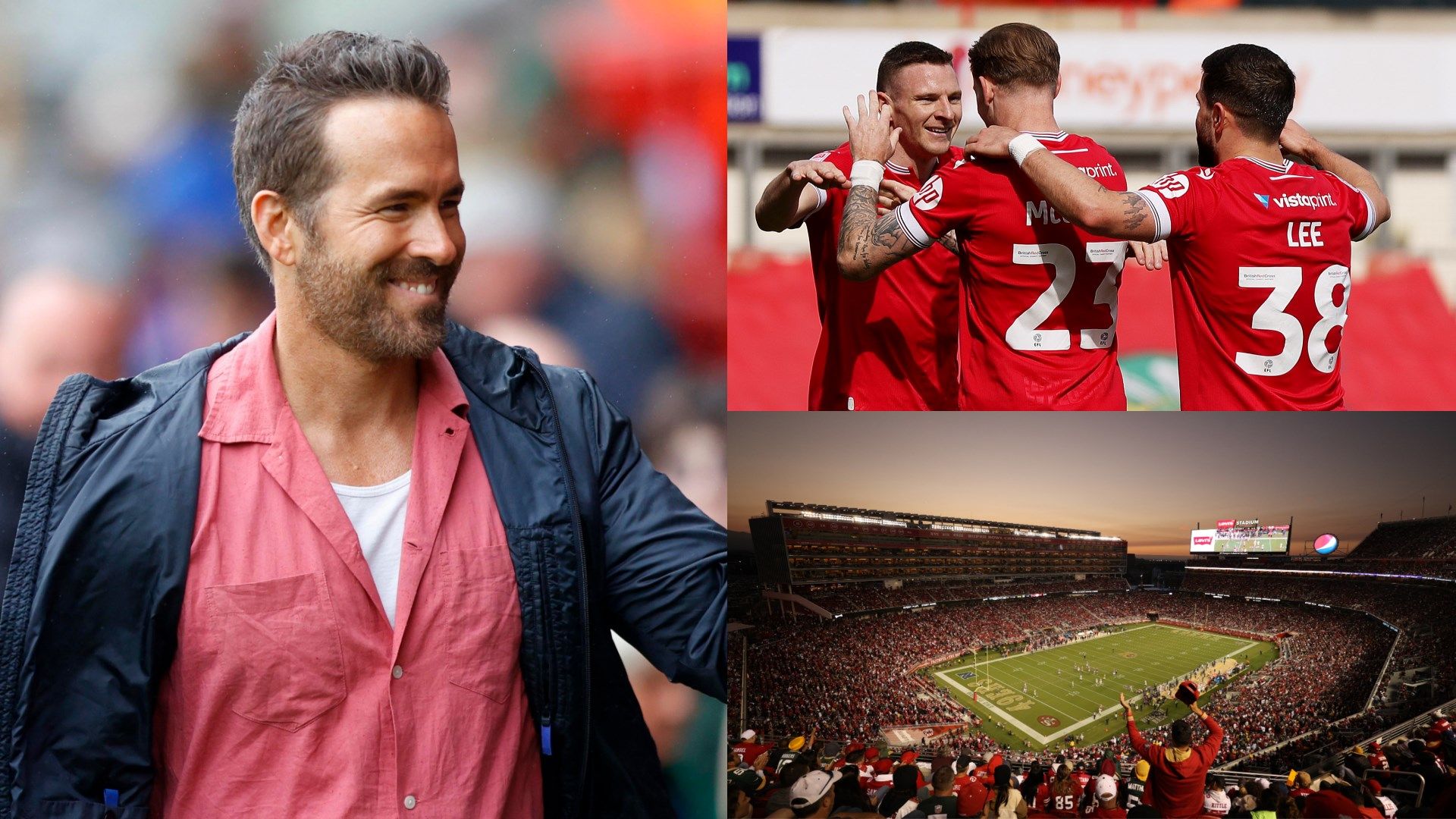 Ryan Reynolds Wrexham Levi's Stadium