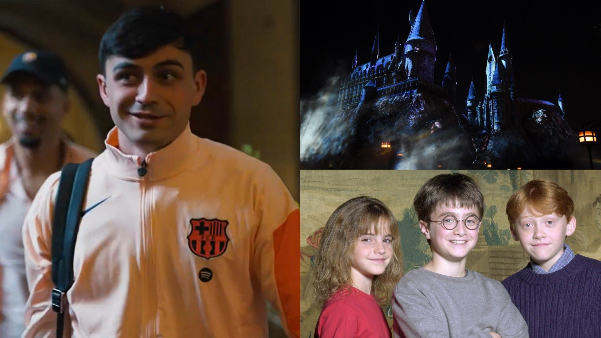 Barcelona Pedri Harry Potter GFX