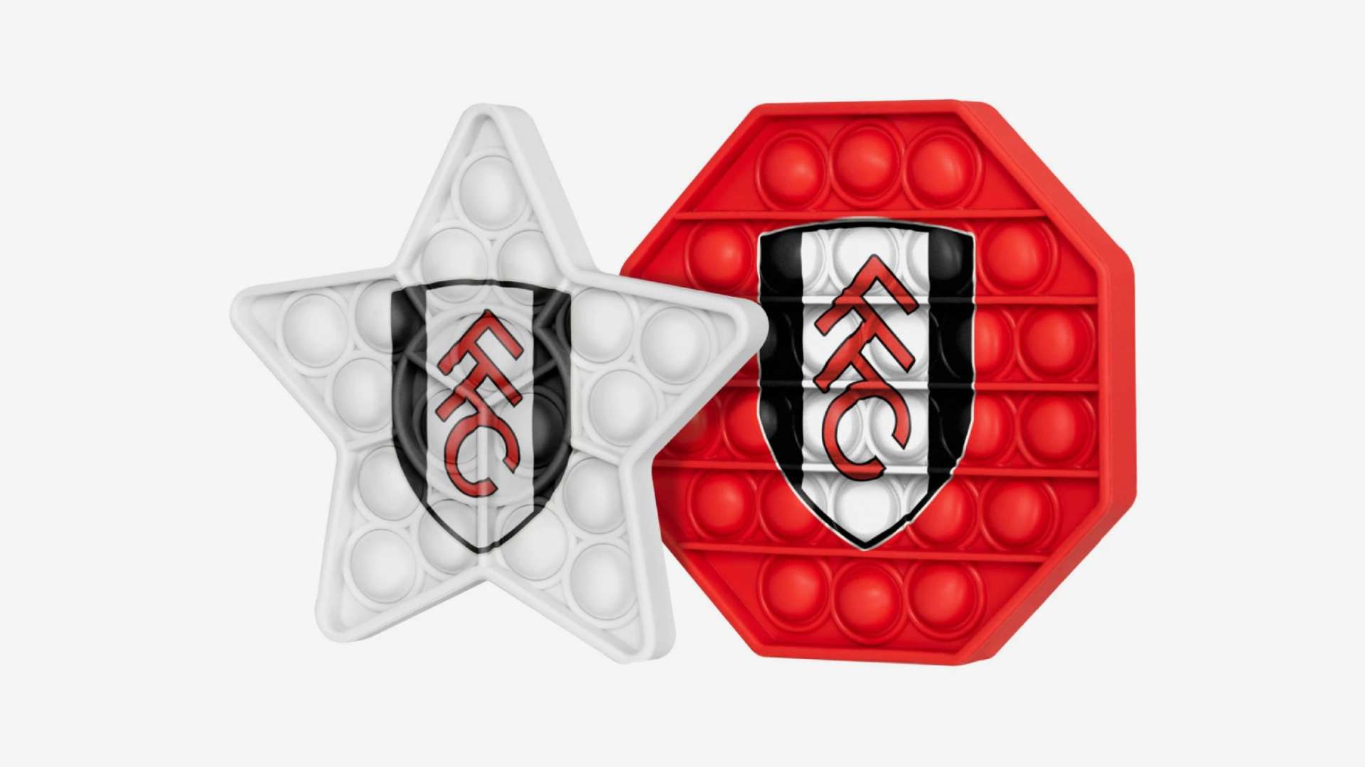 Fulham FC octagon & star push-itz fidget