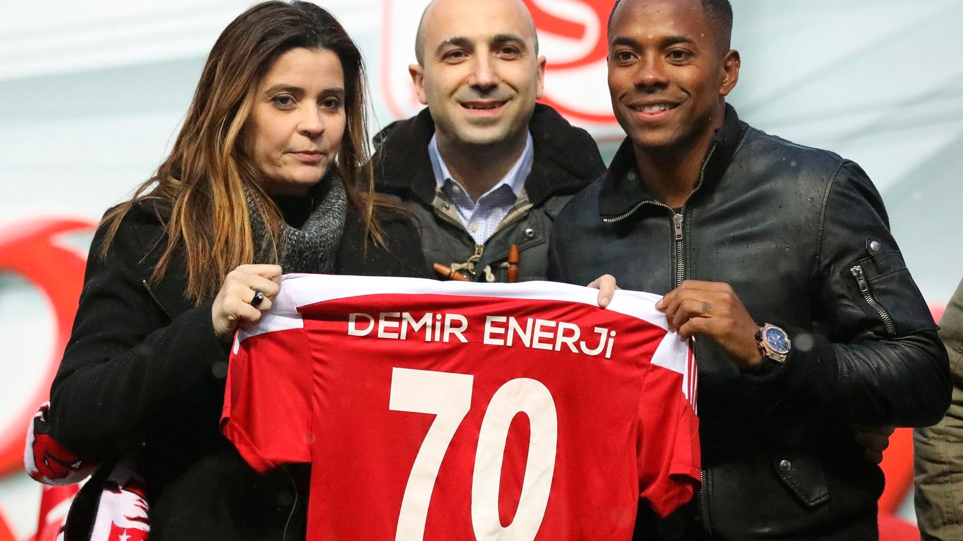 Robinho Sivasspor apresentação 23 01 18