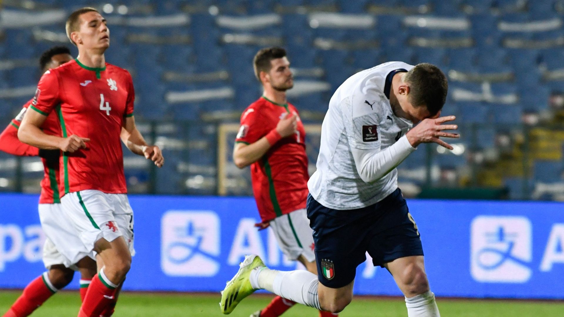 Belotti Bulgaria Italy World Cup qual