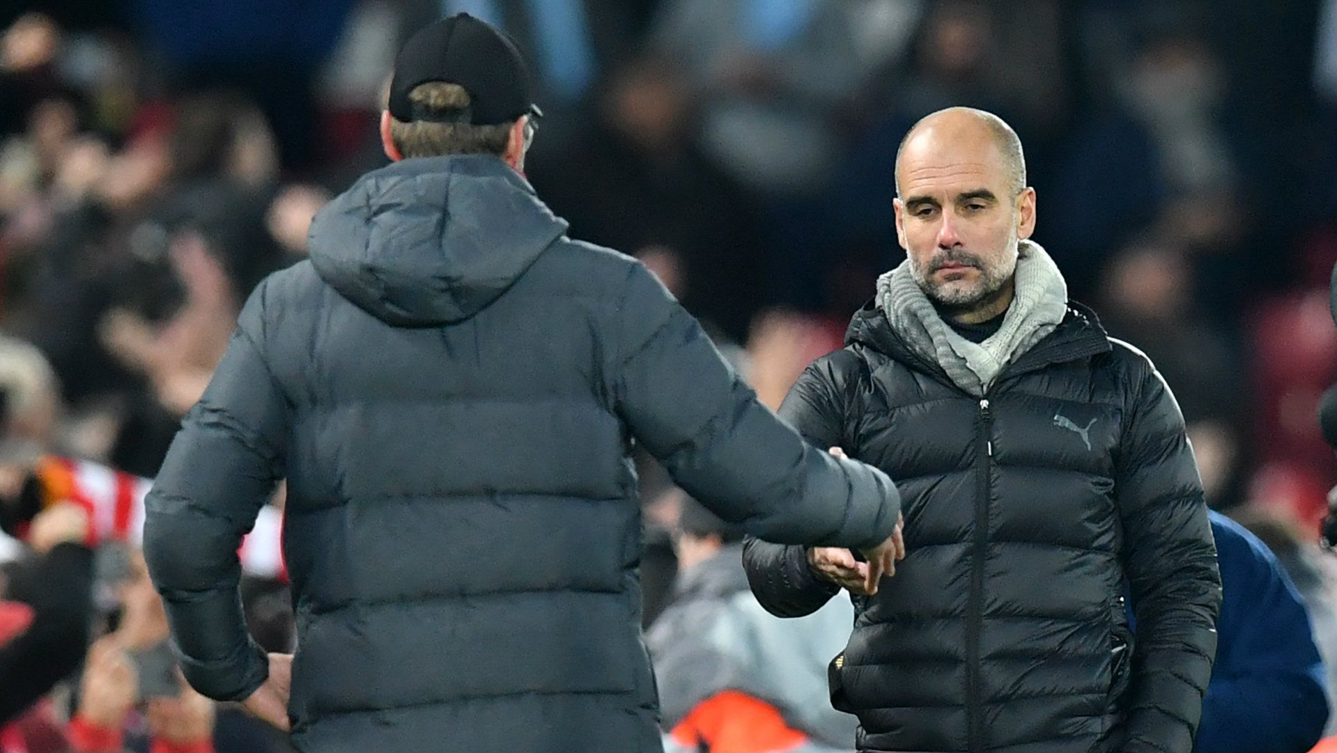 Pep Guardiola Liverpool vs Man City 2019-20