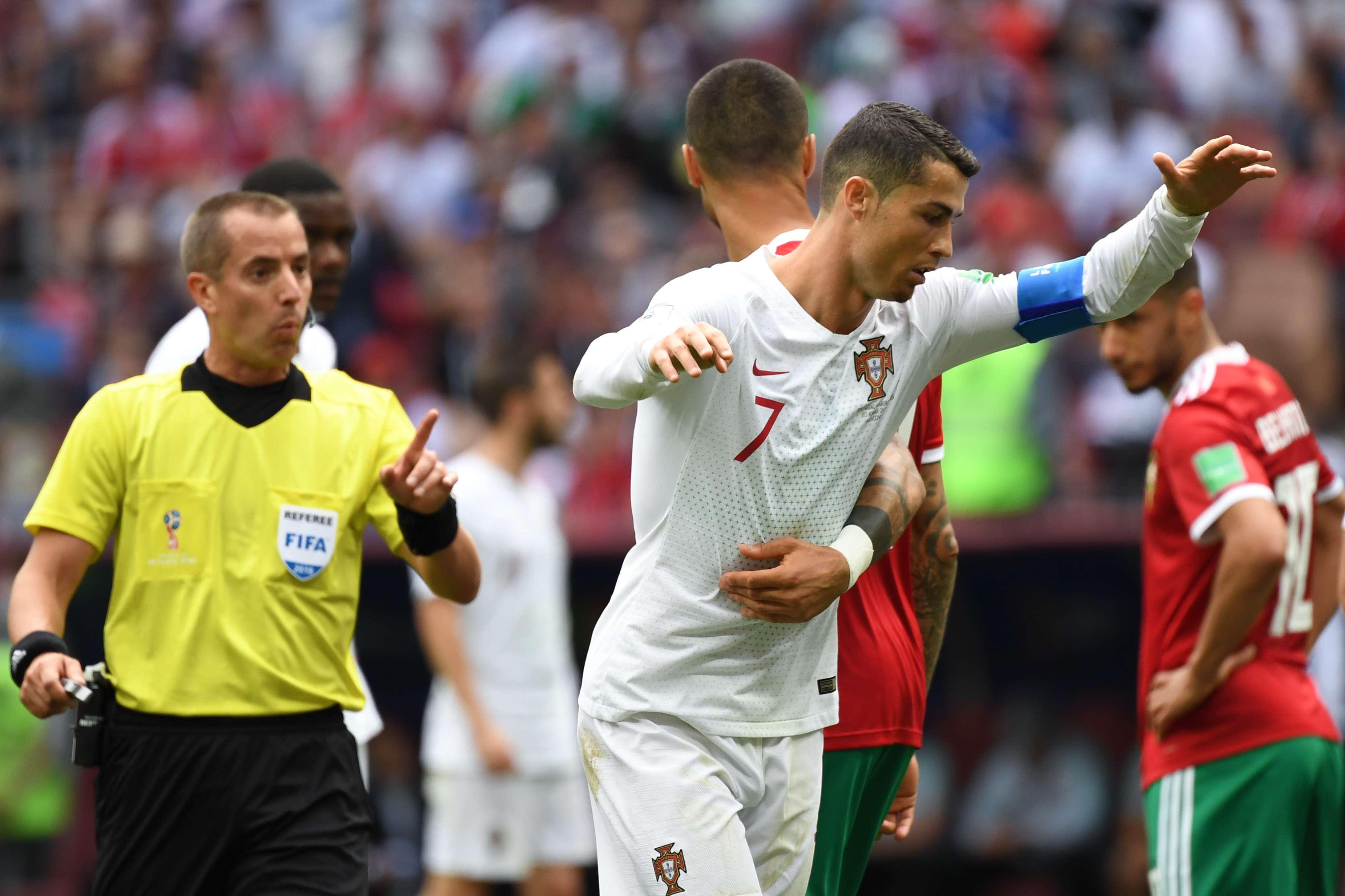 Cristiano Ronaldo & Referee