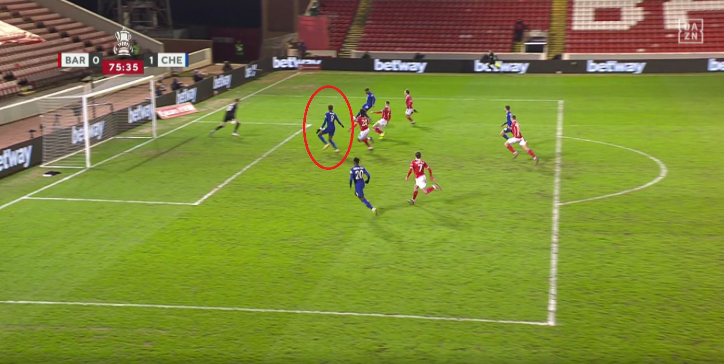 GFX Chelsea Abraham Barnsley FA Cup