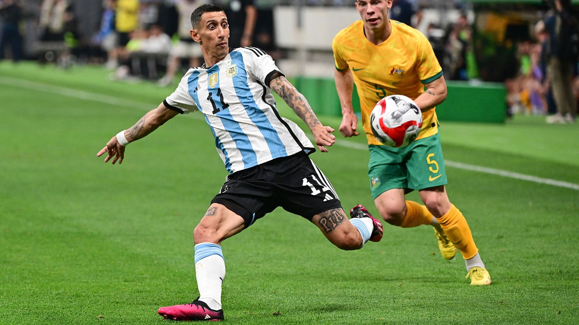 Angel Di Maria Argentina Australia Amistoso 15062023