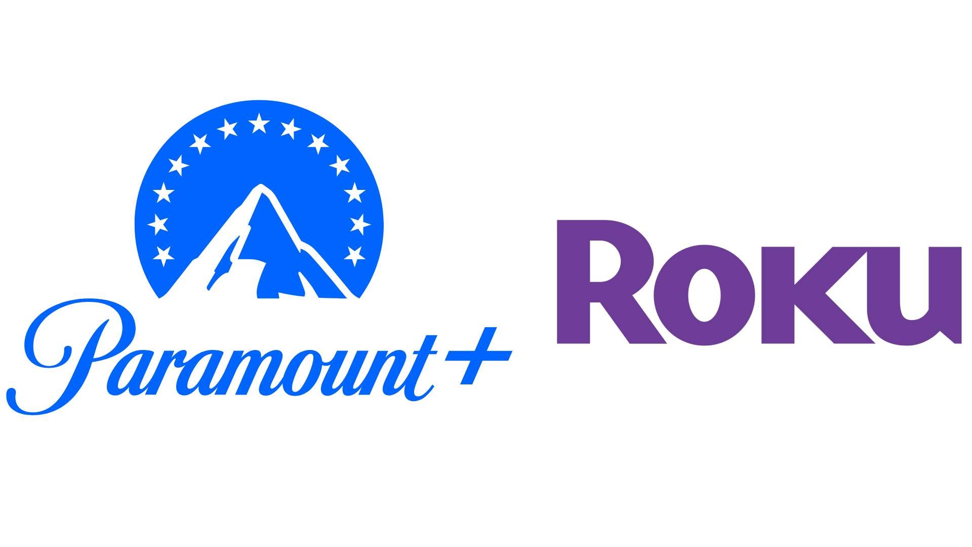 Paramount+ on Roku logos