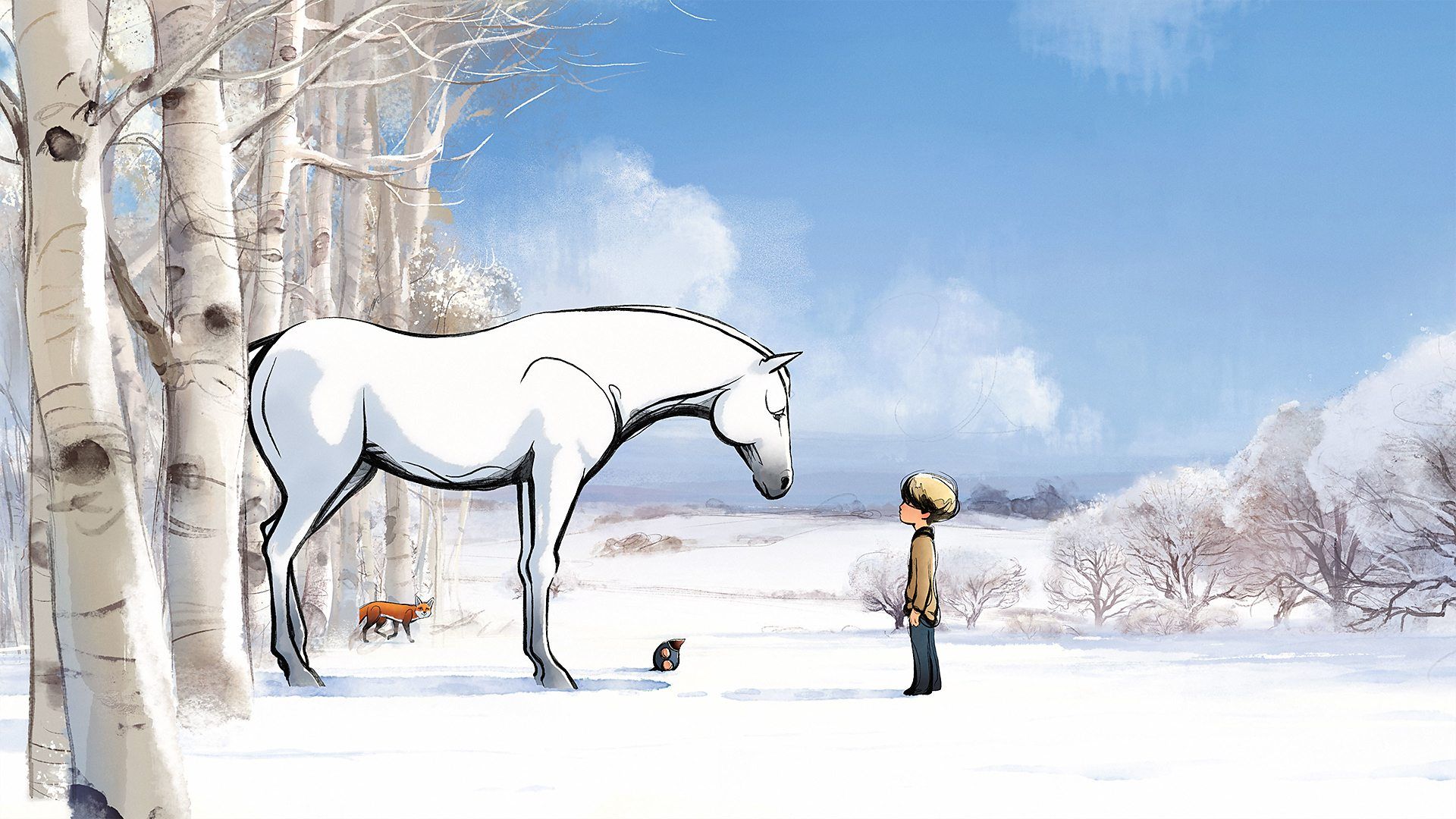 The central characters in The Boy, the Mole, the Fox and the Horse.