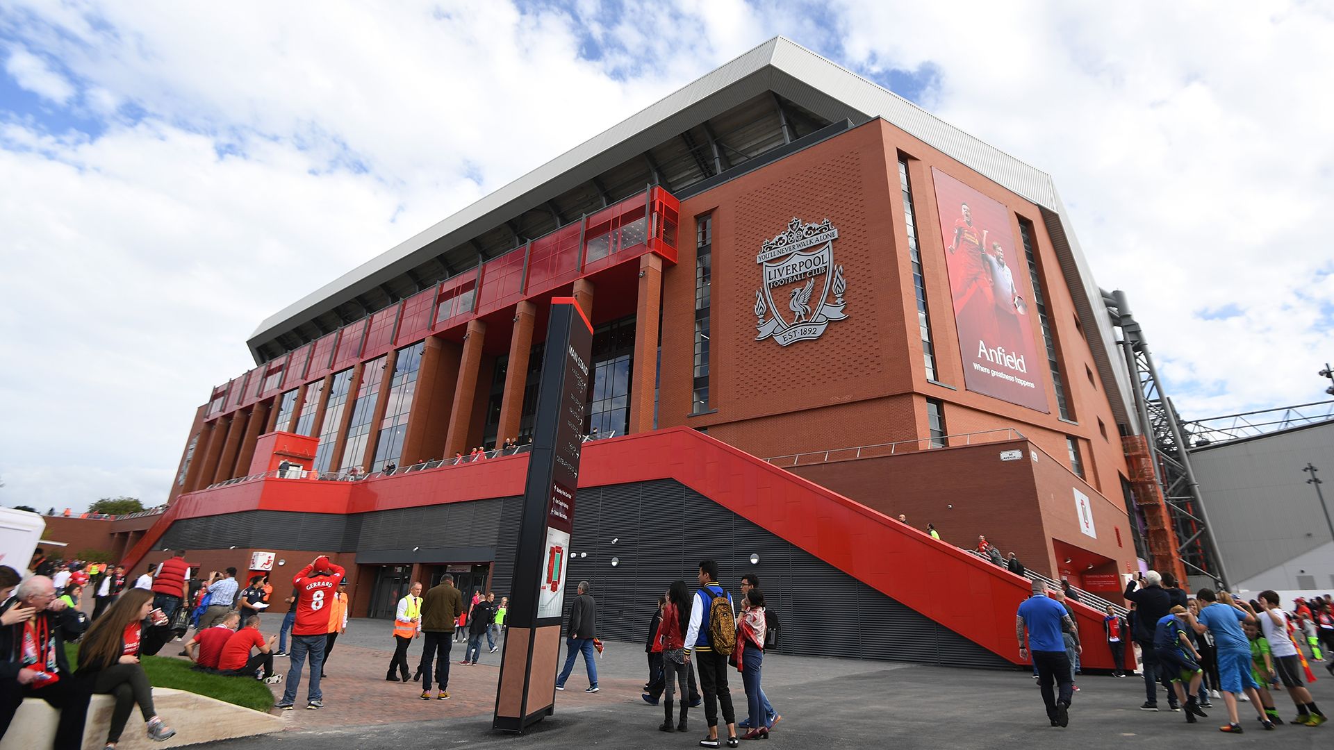 Anfield Main Stand 2018