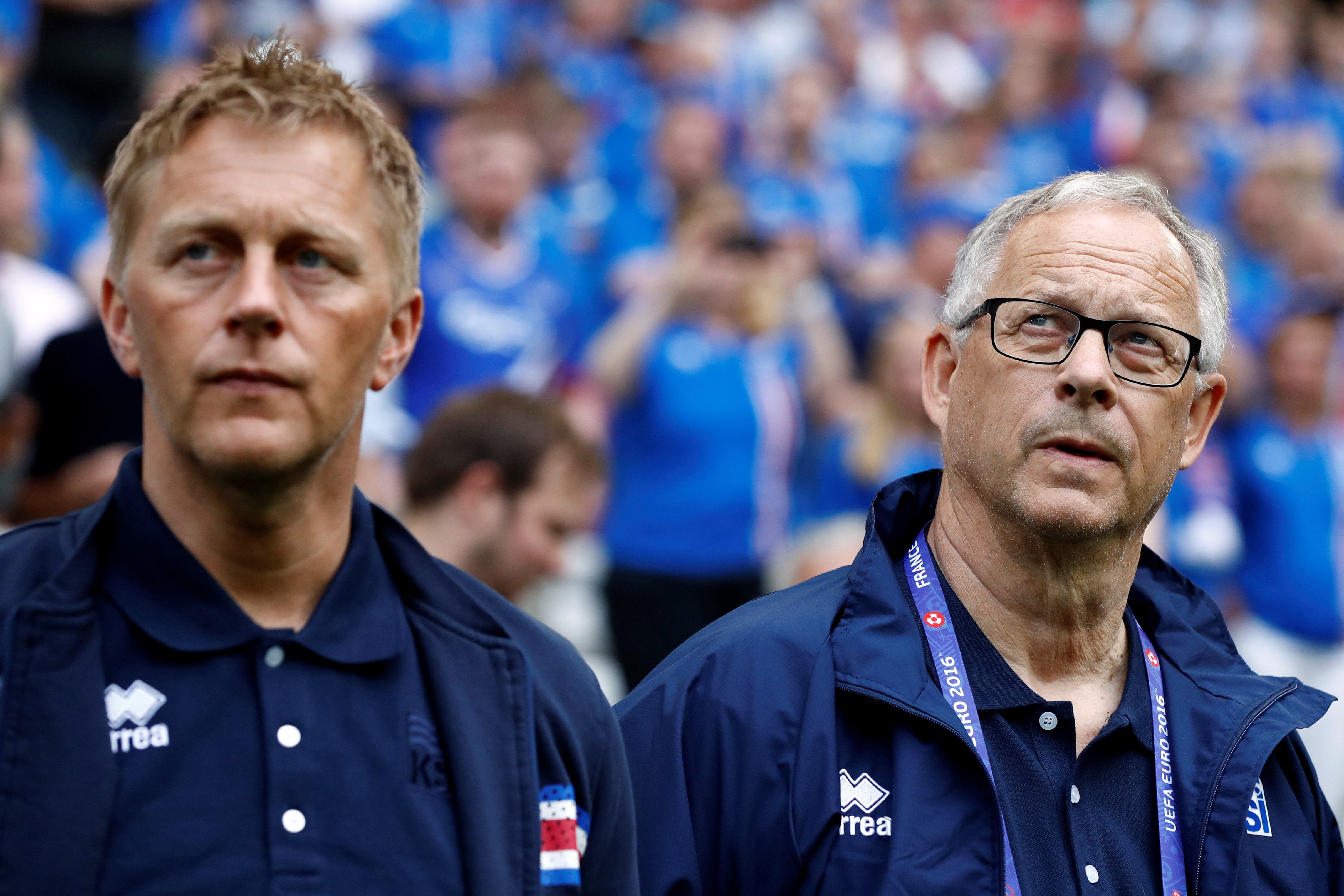 Heimir Hallgrímsson, Lars Lagerbäck - Iceland