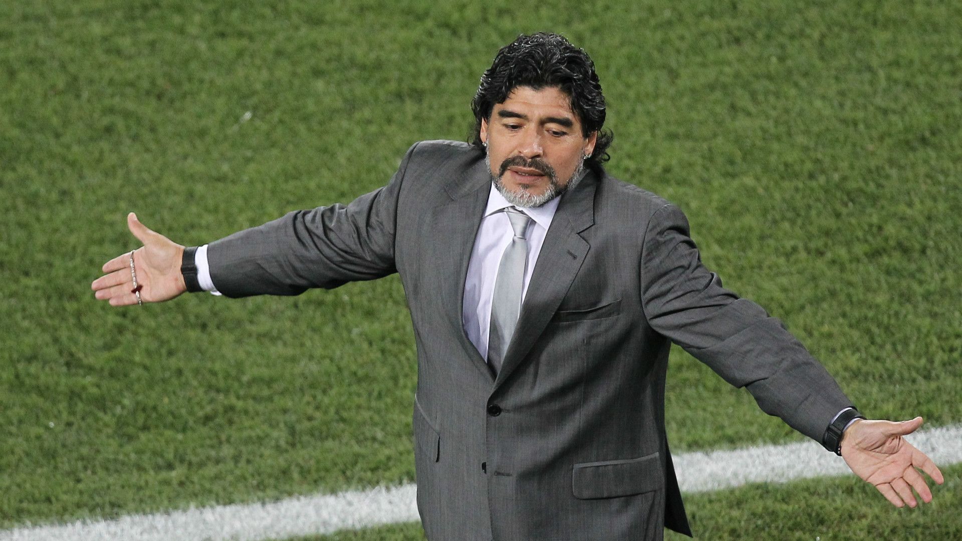 Diego Maradona Argentinien Griechenland 22062010