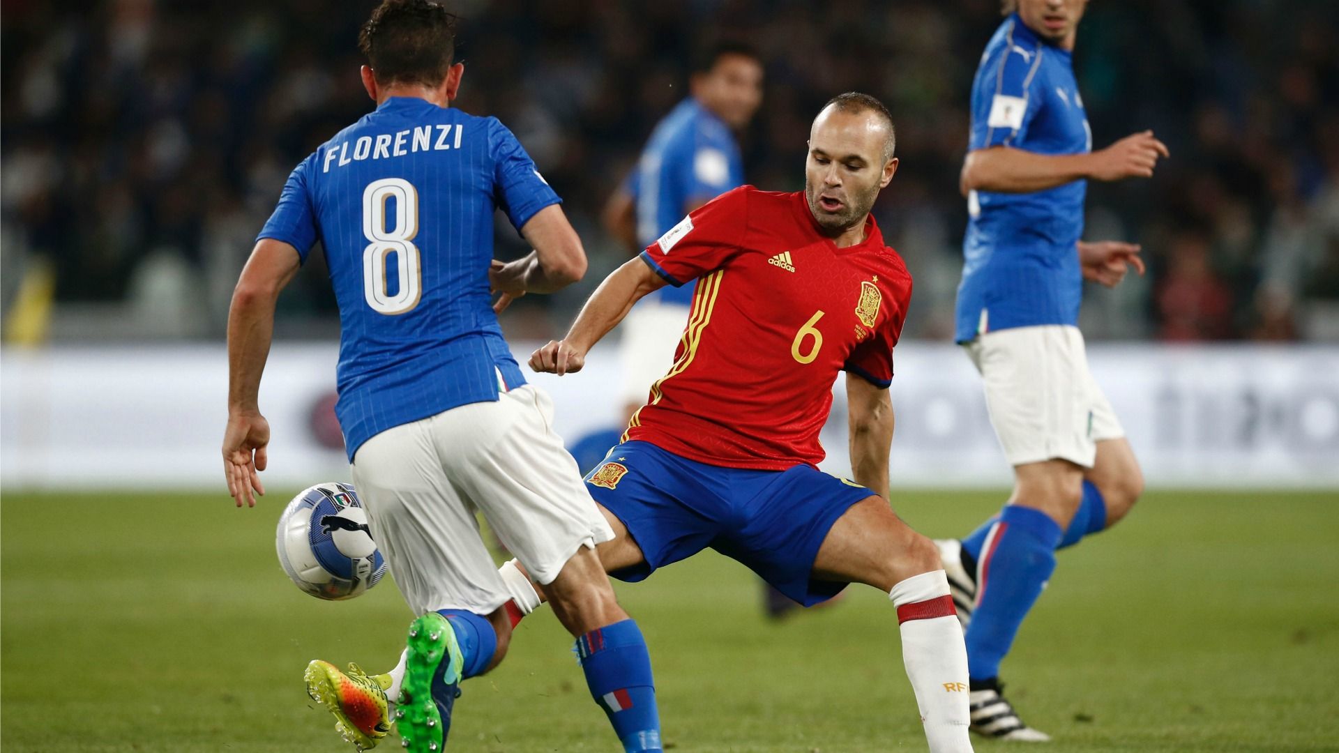 Andres Iniesta Italy Spain