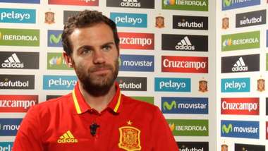 Juan Mata, Spain and Manchester United player, during the exclusive interview with Goal