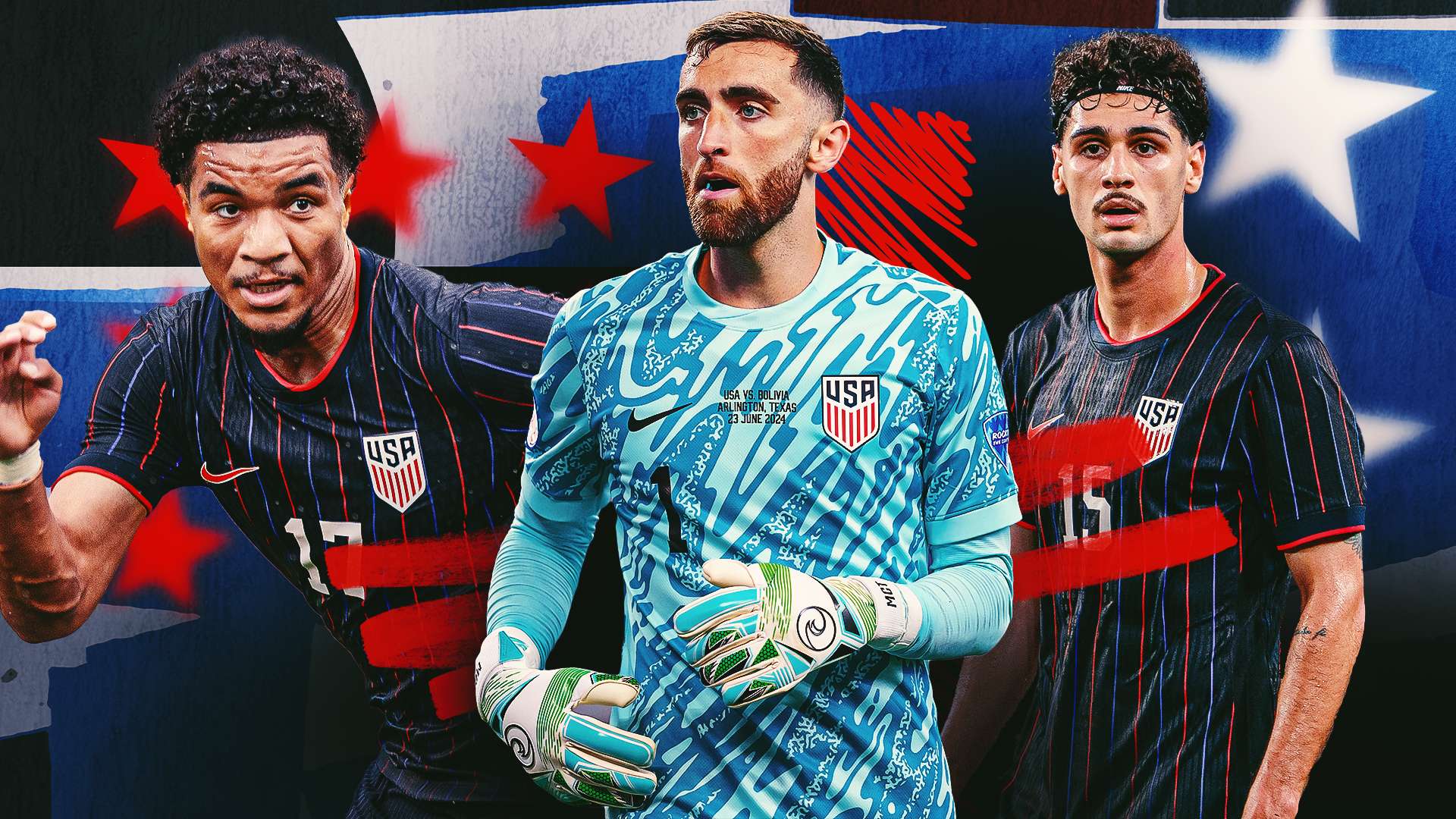 Matt Turner, Malik Tillman, Johnny Cardoso