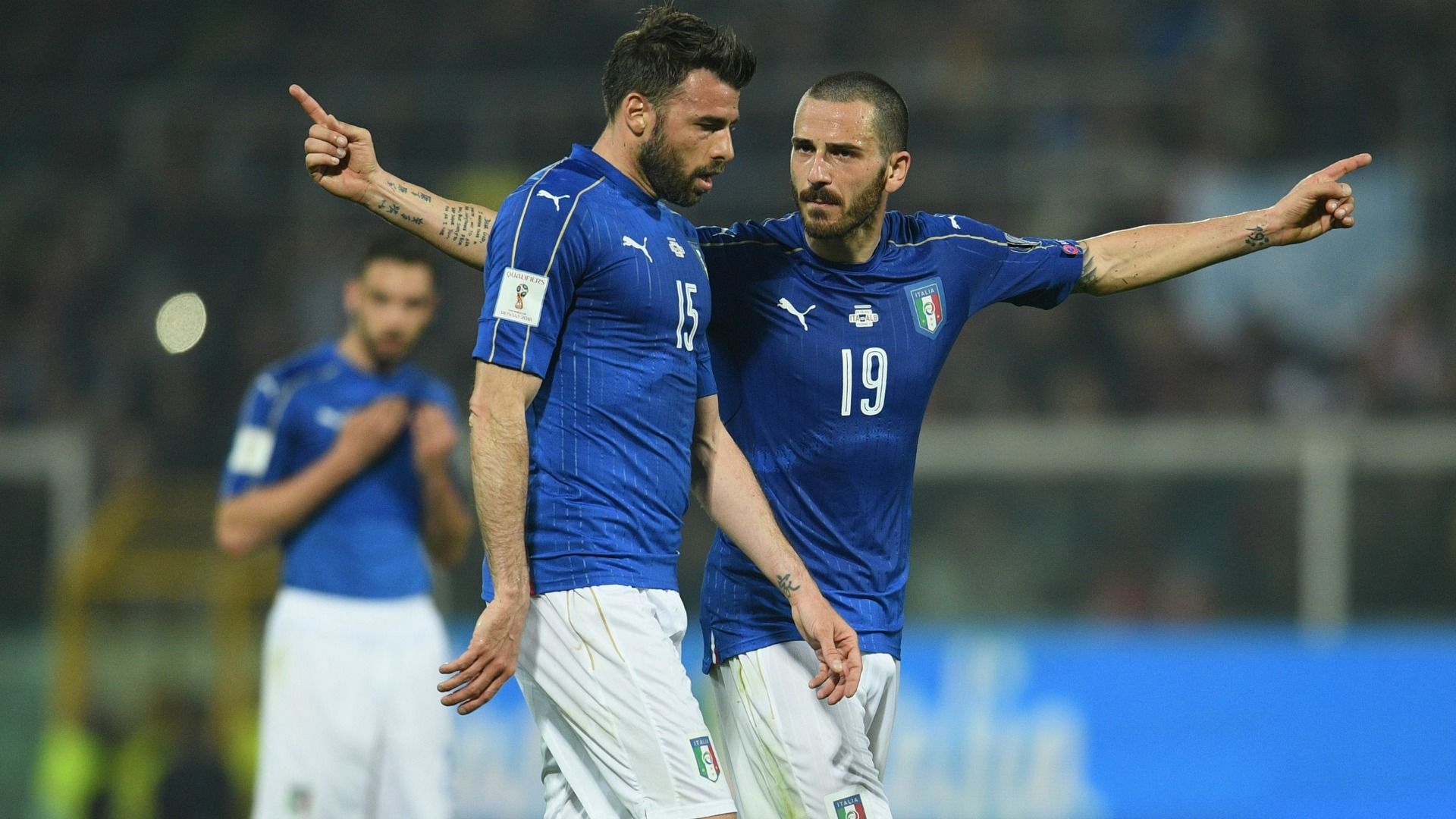 Barzagli Bonucci Italy