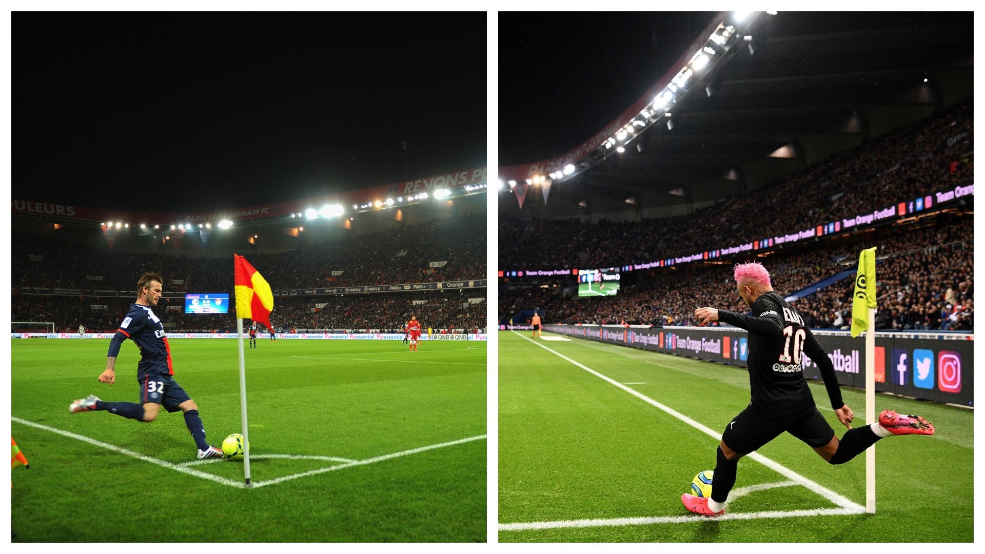 David Beckham Neymar PSG