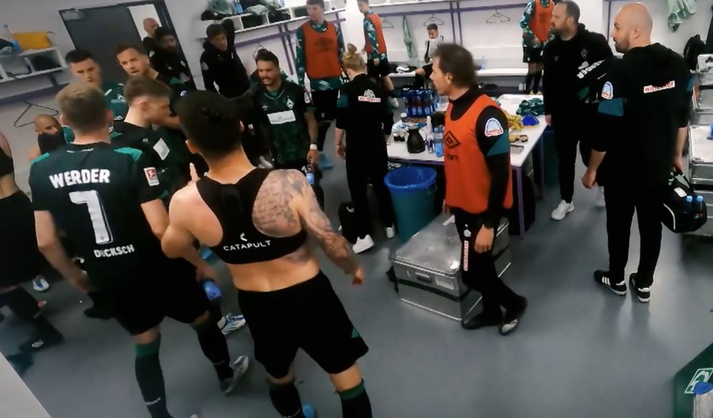 Werder Ducksch Fuellkrug brawl