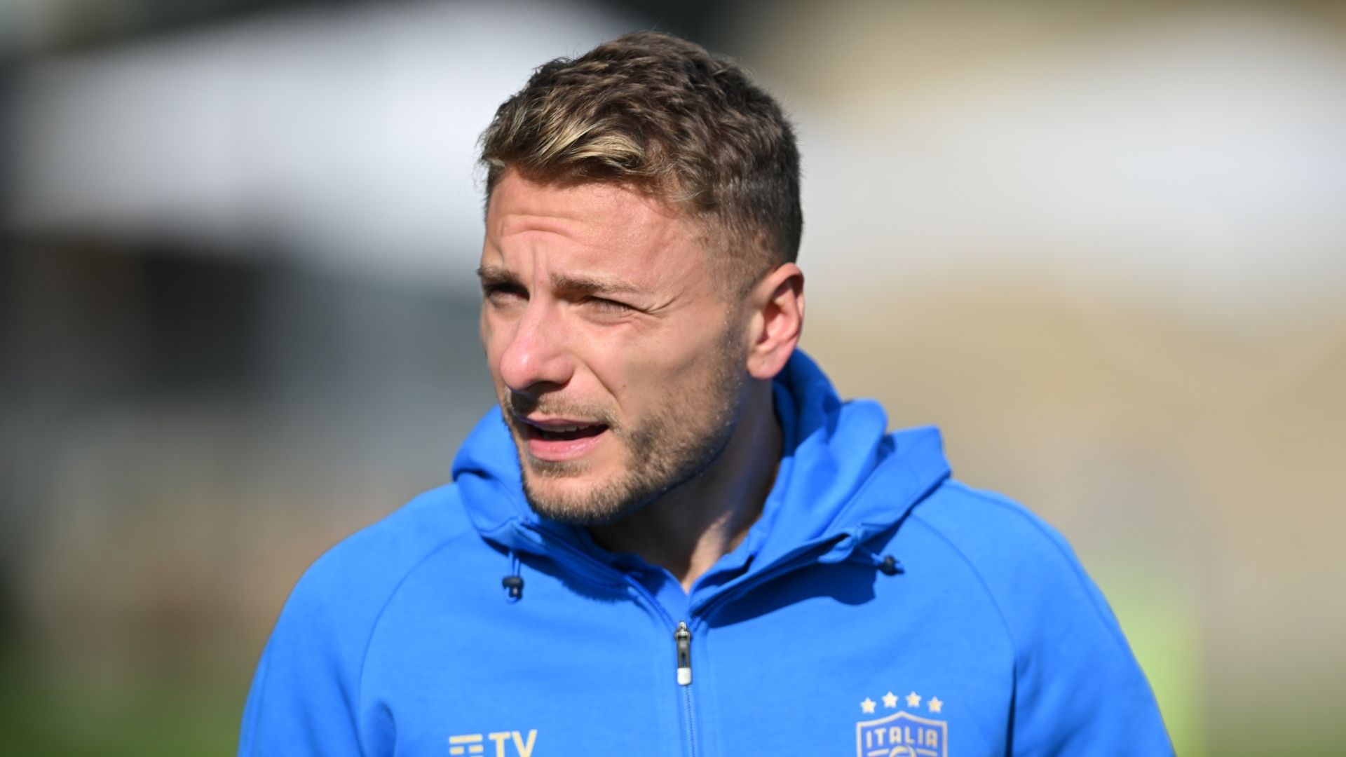 Ciro Immobile Italy training
