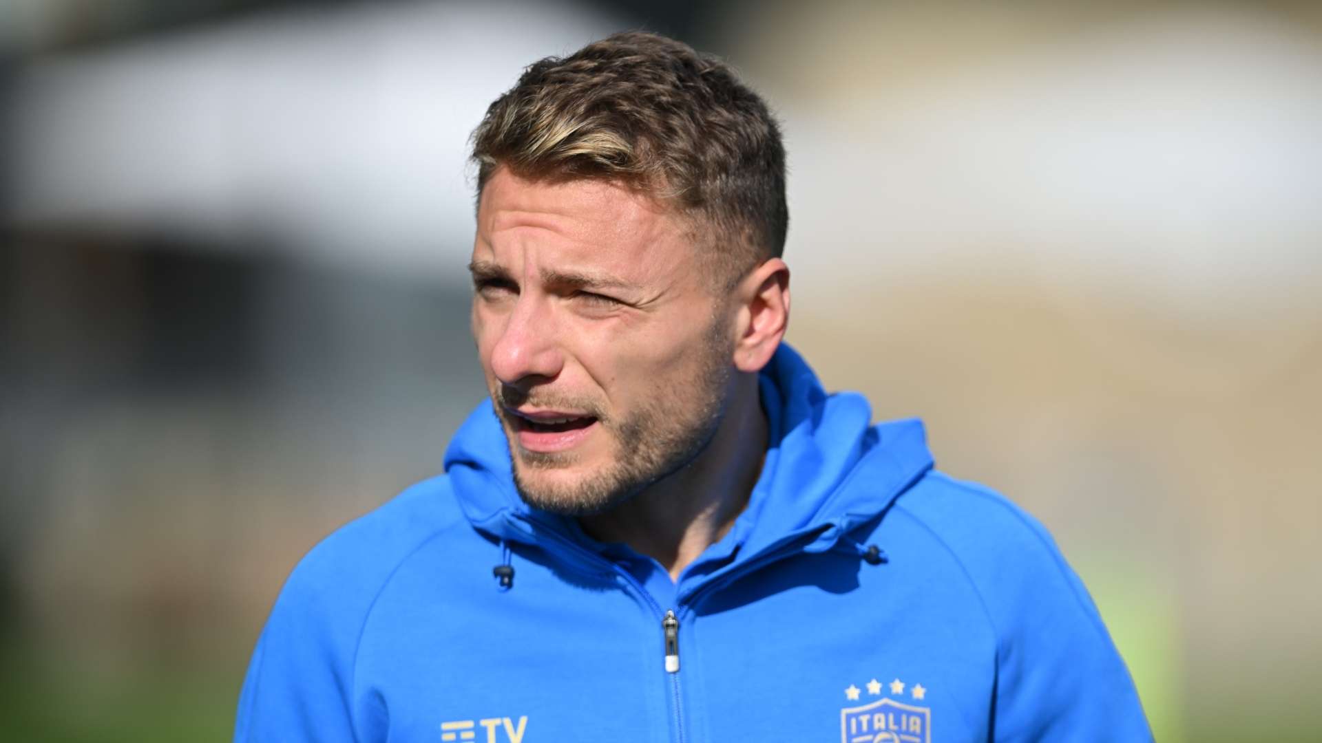 Ciro Immobile Italy training