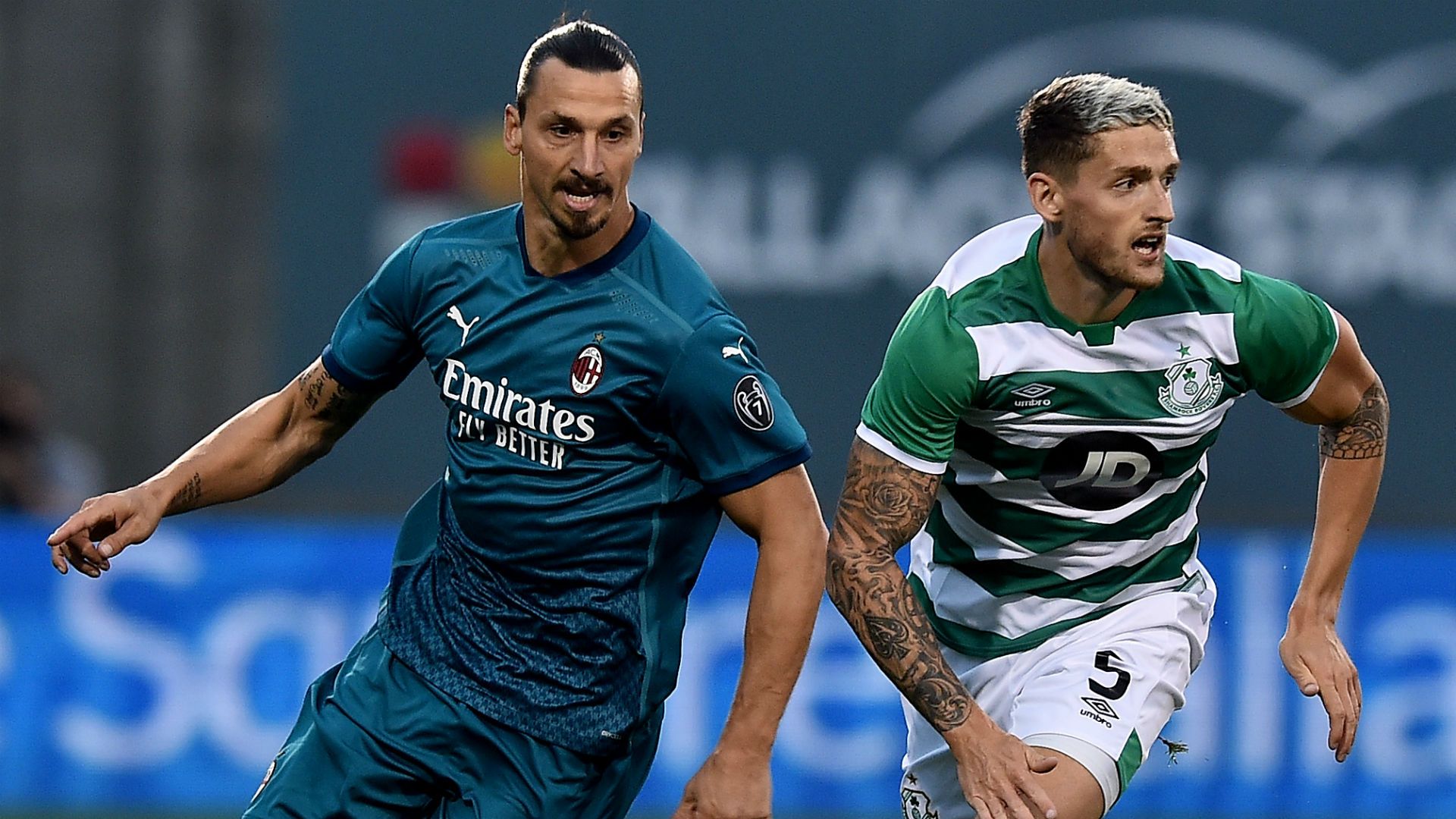 Ibrahimovic Shamrock Rovers Milan Europa League