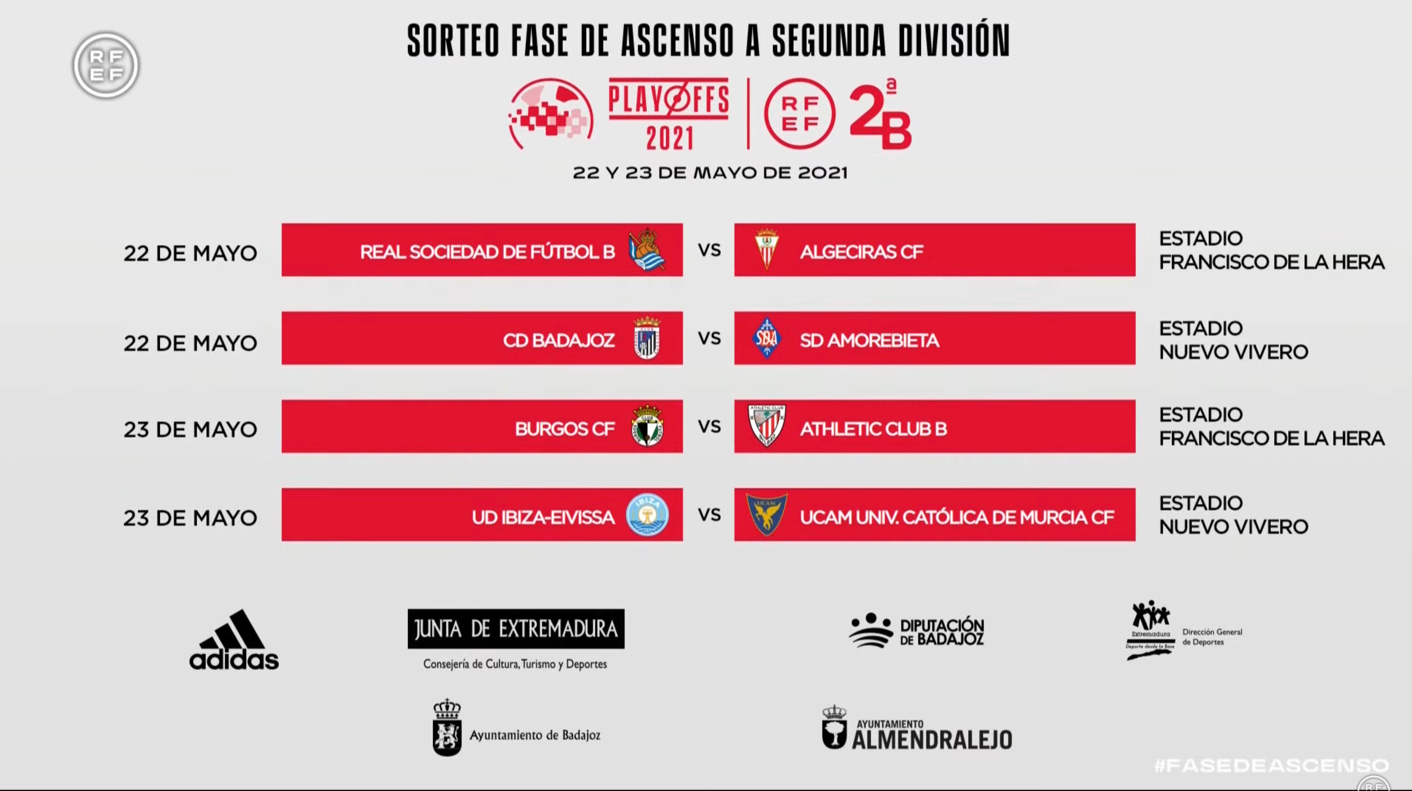 Sorteo playoff ascenso a Segunda
