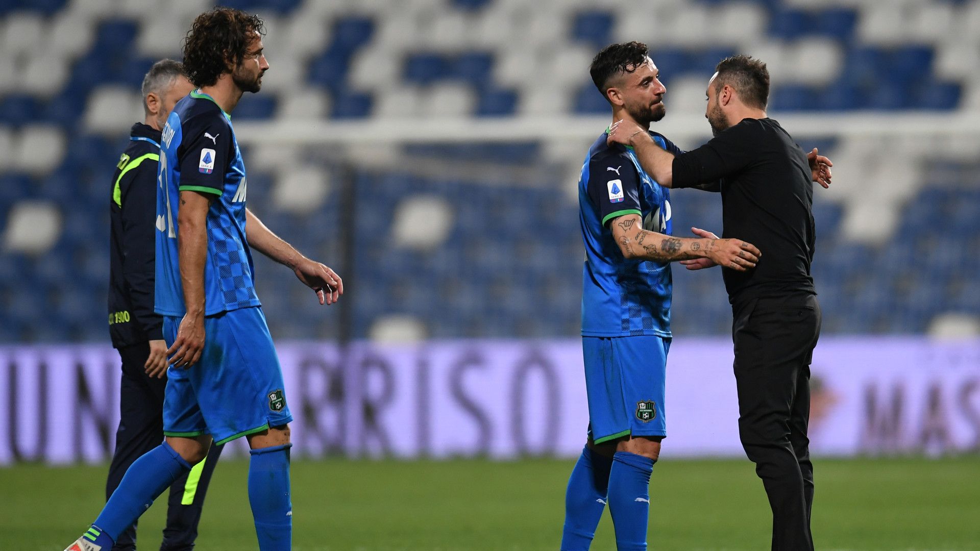 Francesco Caputo Roberto De Zerbi Sassuolo