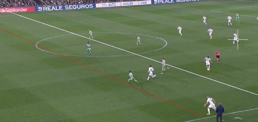 Benzema fuera de juego