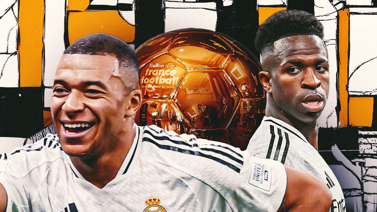 Mbappe Vinicius Ballon d'Or 1:1