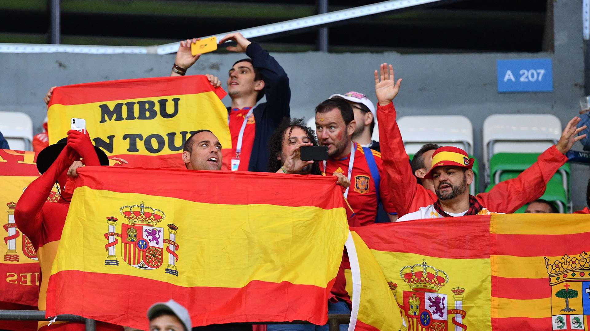 Spain fans 2018 World Cup