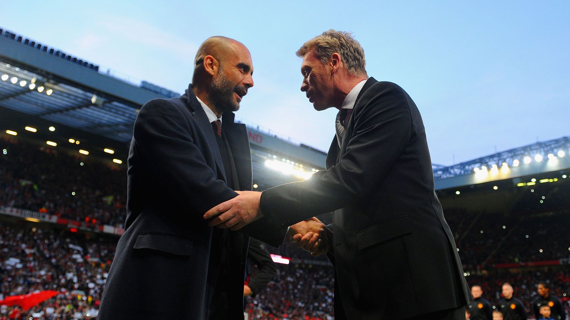 David Moyes Pep Guardiola Manchester United