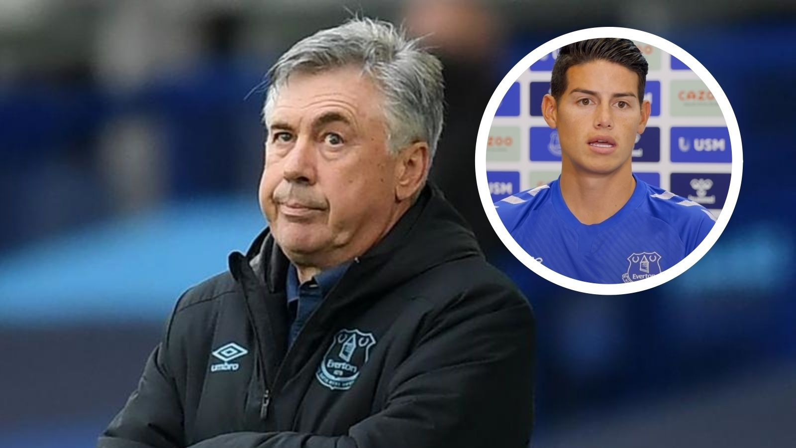 Ancelotti about James