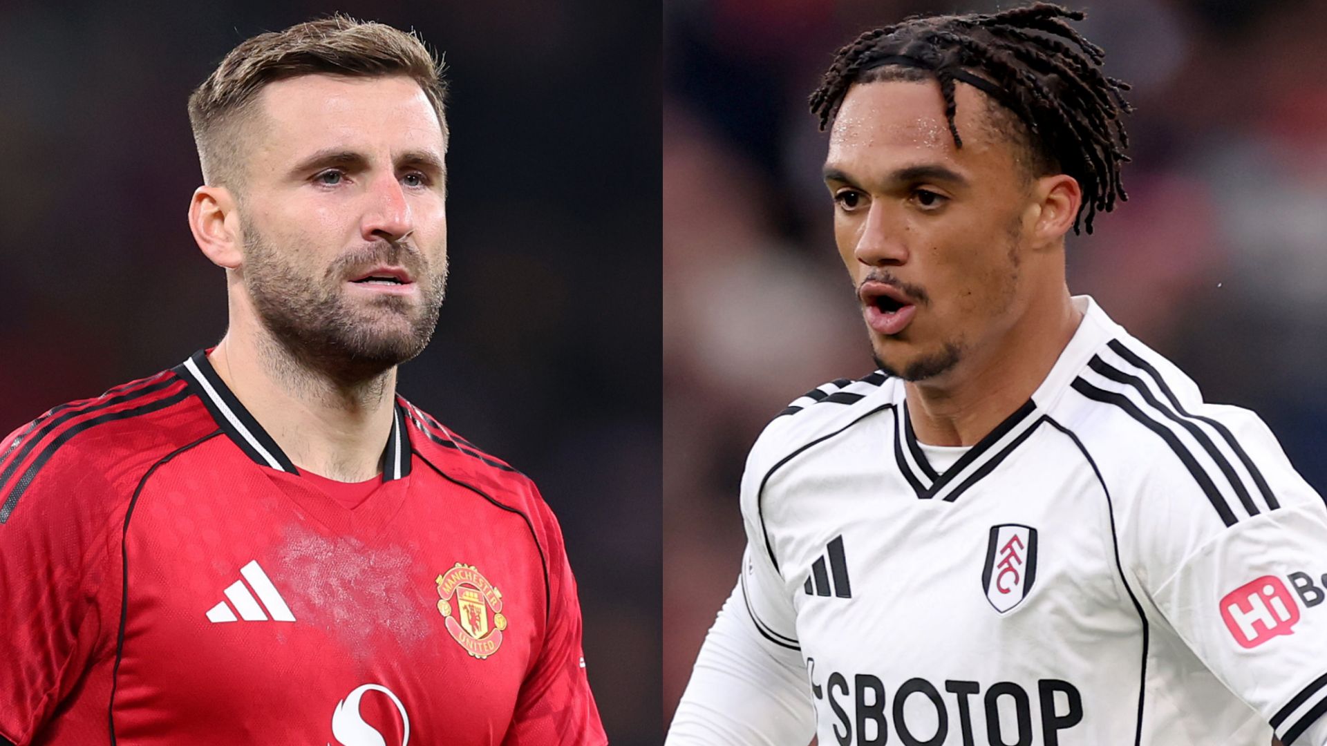 Luke Shaw Antonee Robinson Manchester United Fulham 2025-26