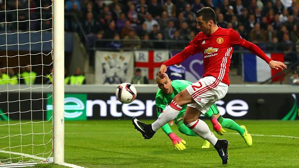 Mkhitaryan RSC Anderlecht v Manchester United - UEFA Europa League Quarter Final: First Leg 13042017
