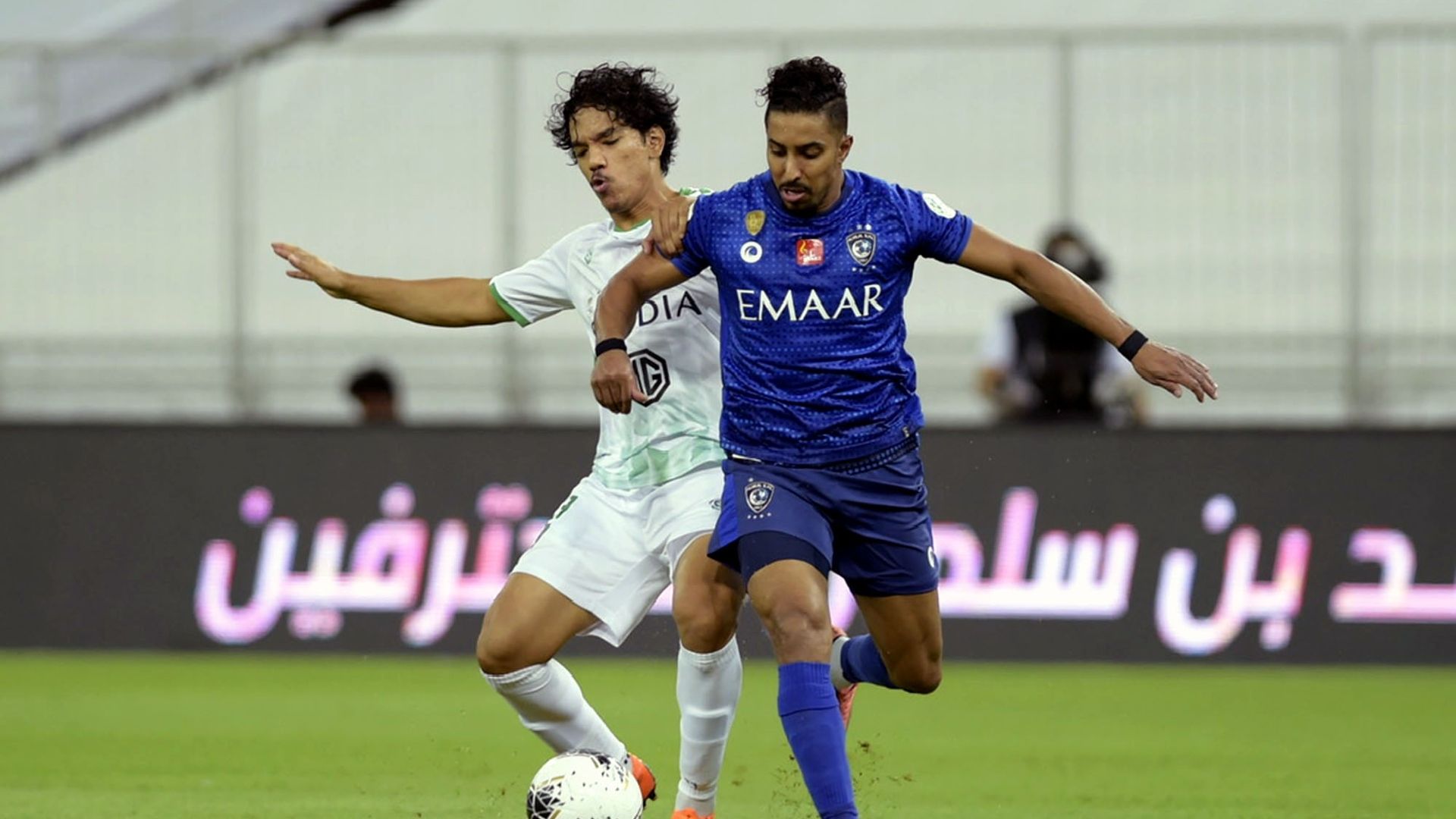 Salem Al-Dawsari -  Abdullah Hassoun - hilal - ahli 20-8-2020