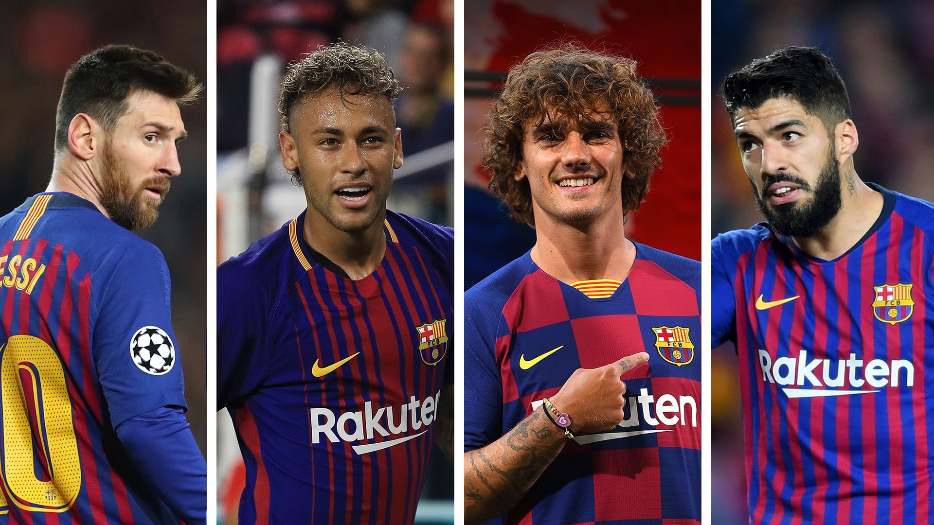 Messi Neymar Griezmann Suarez Barcelona