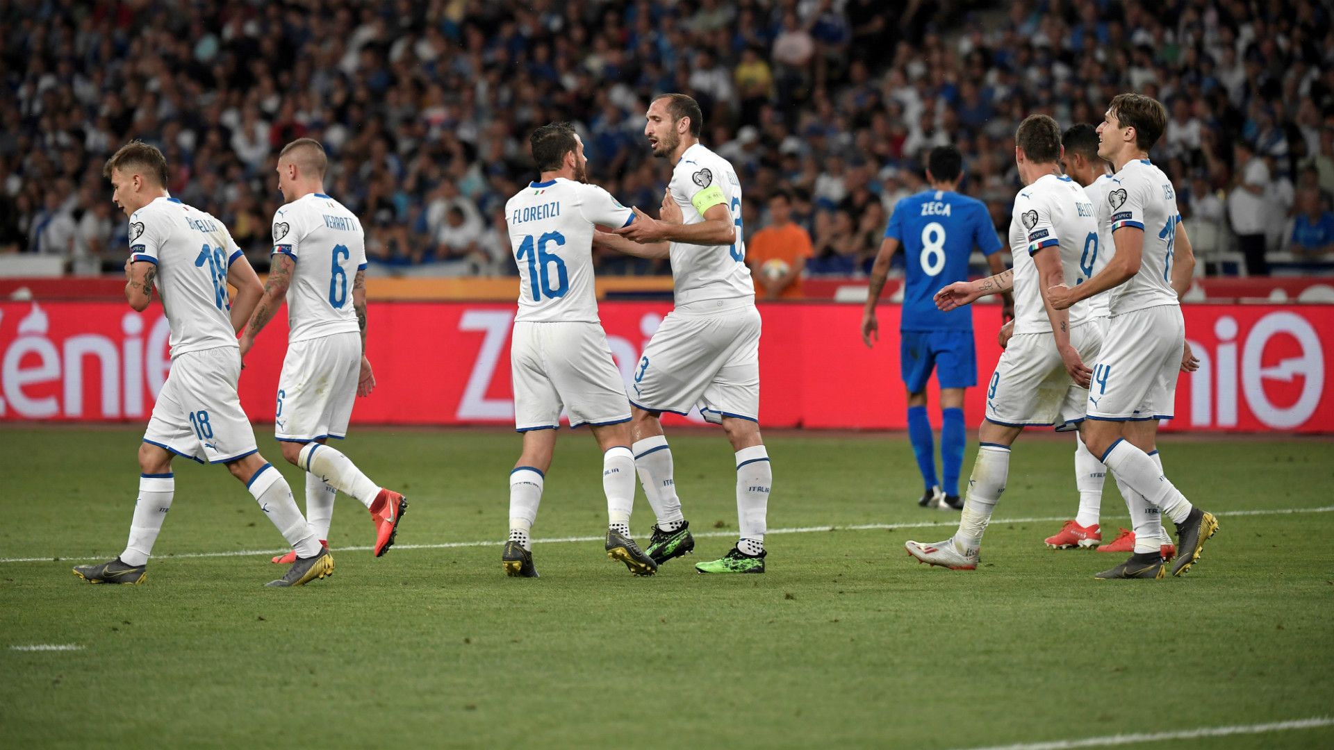 Italy celebrating Greece 2019