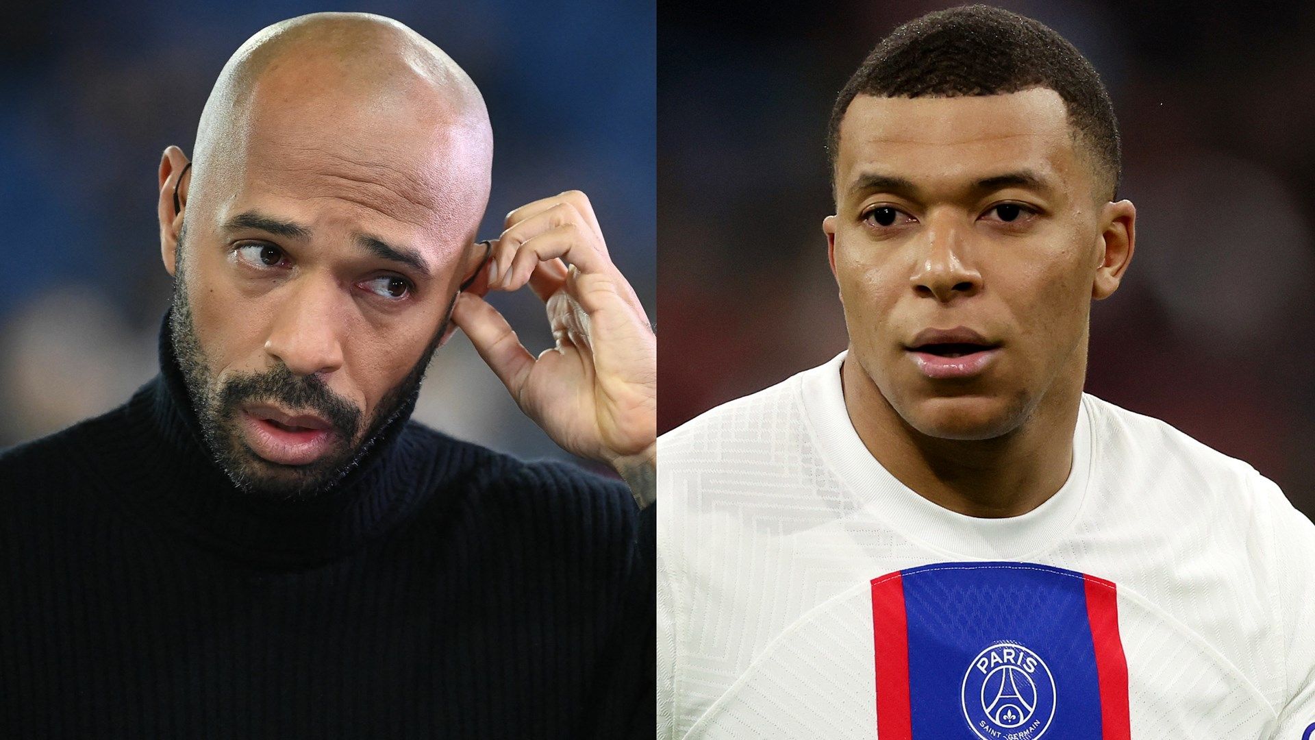 Thierry Henry Kylian Mbappe PSG 2022-23 Champions League