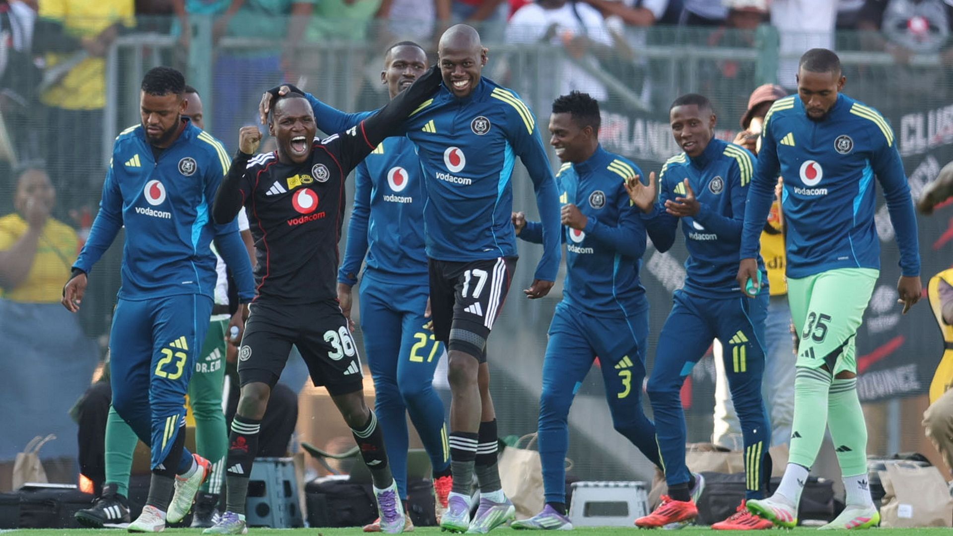 Kamogelo Sebelebele & Evidence Makgopa, Orlando Pirates, August 2025