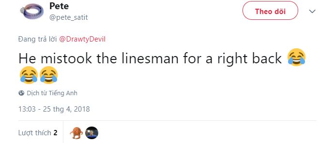 Ronaldo performance's reaction