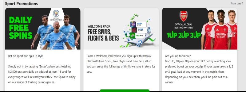 Betway Bonus Offers
