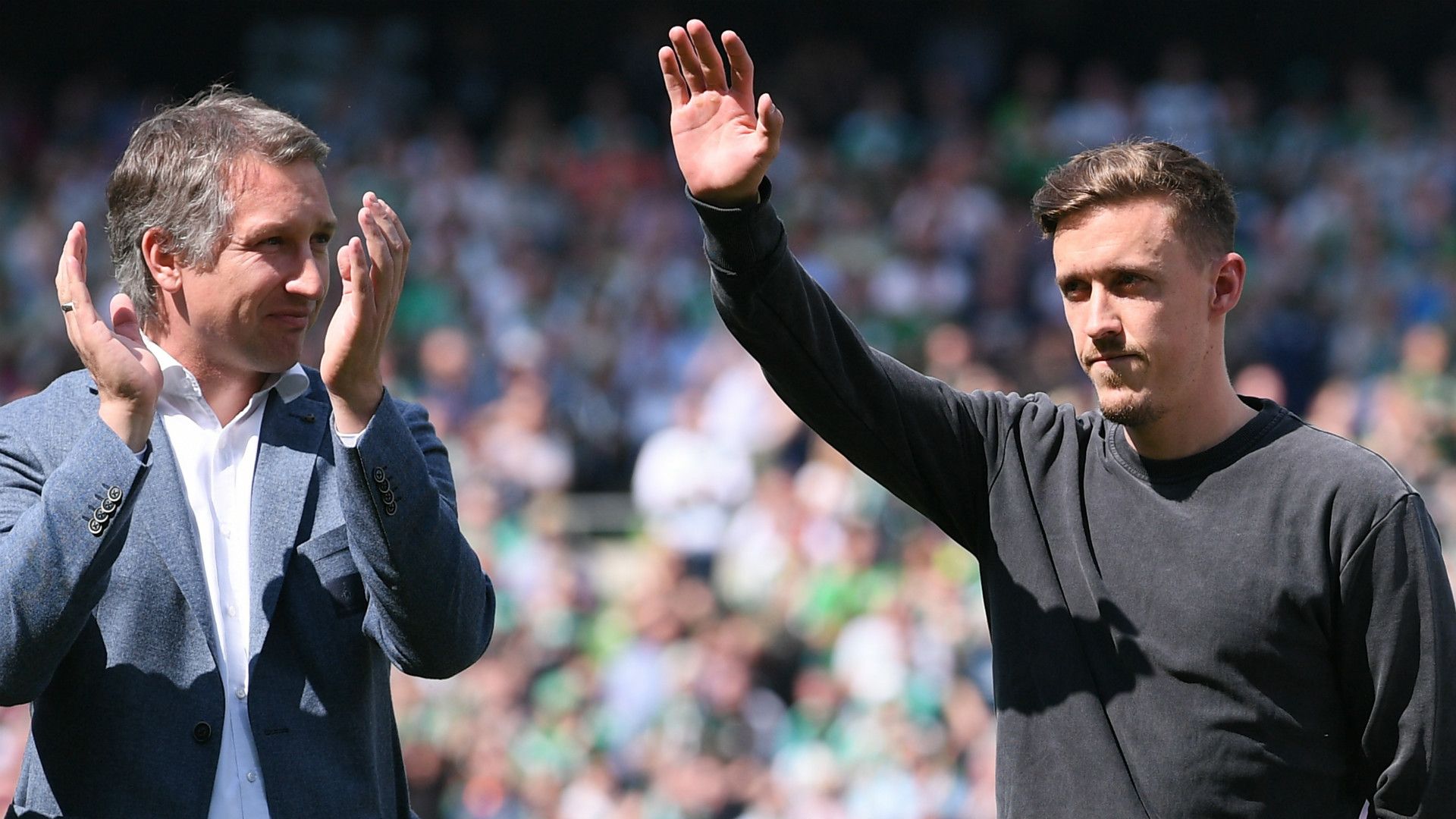 FRANK BAUMANN MAX KRUSE WERDER BREMEN GERMAN BUNDESLIGA 18052019