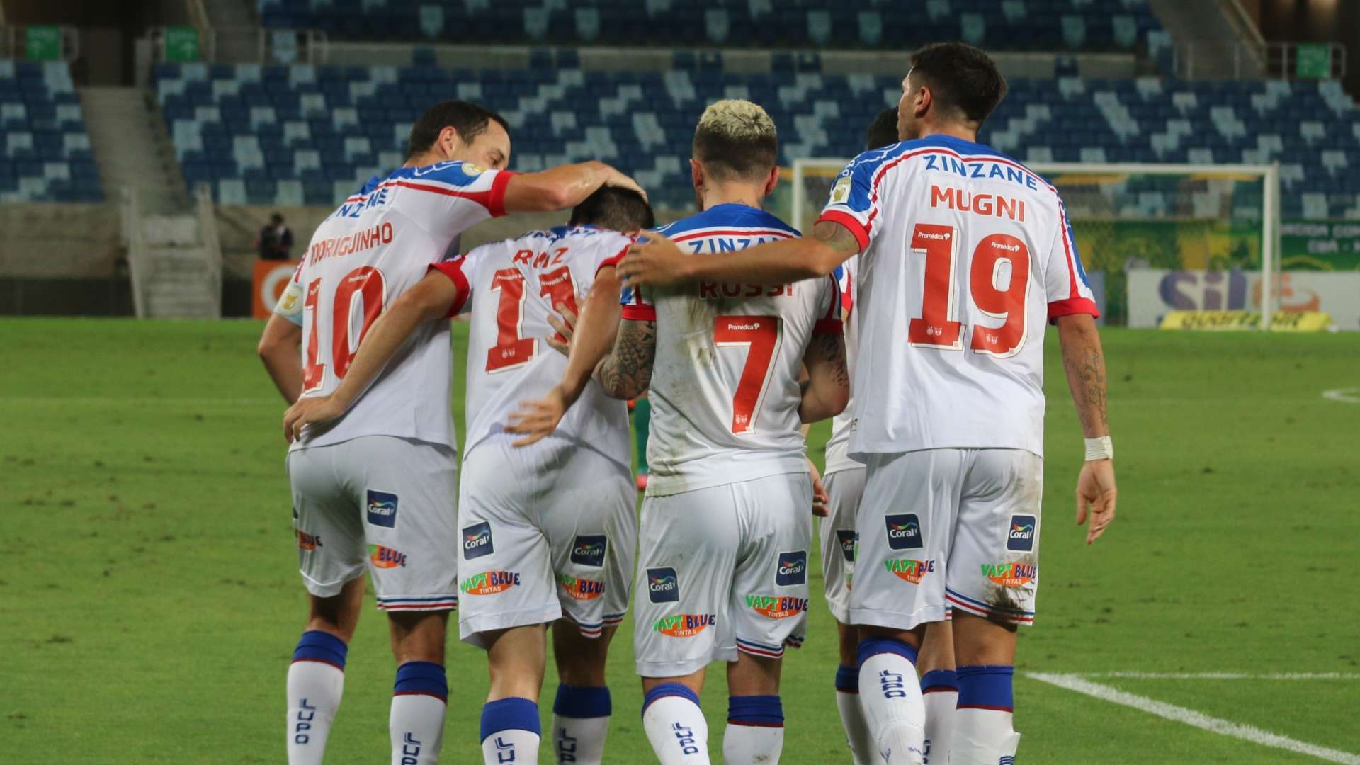 Ruiz comemora, Bahia no Brasileirão 2021