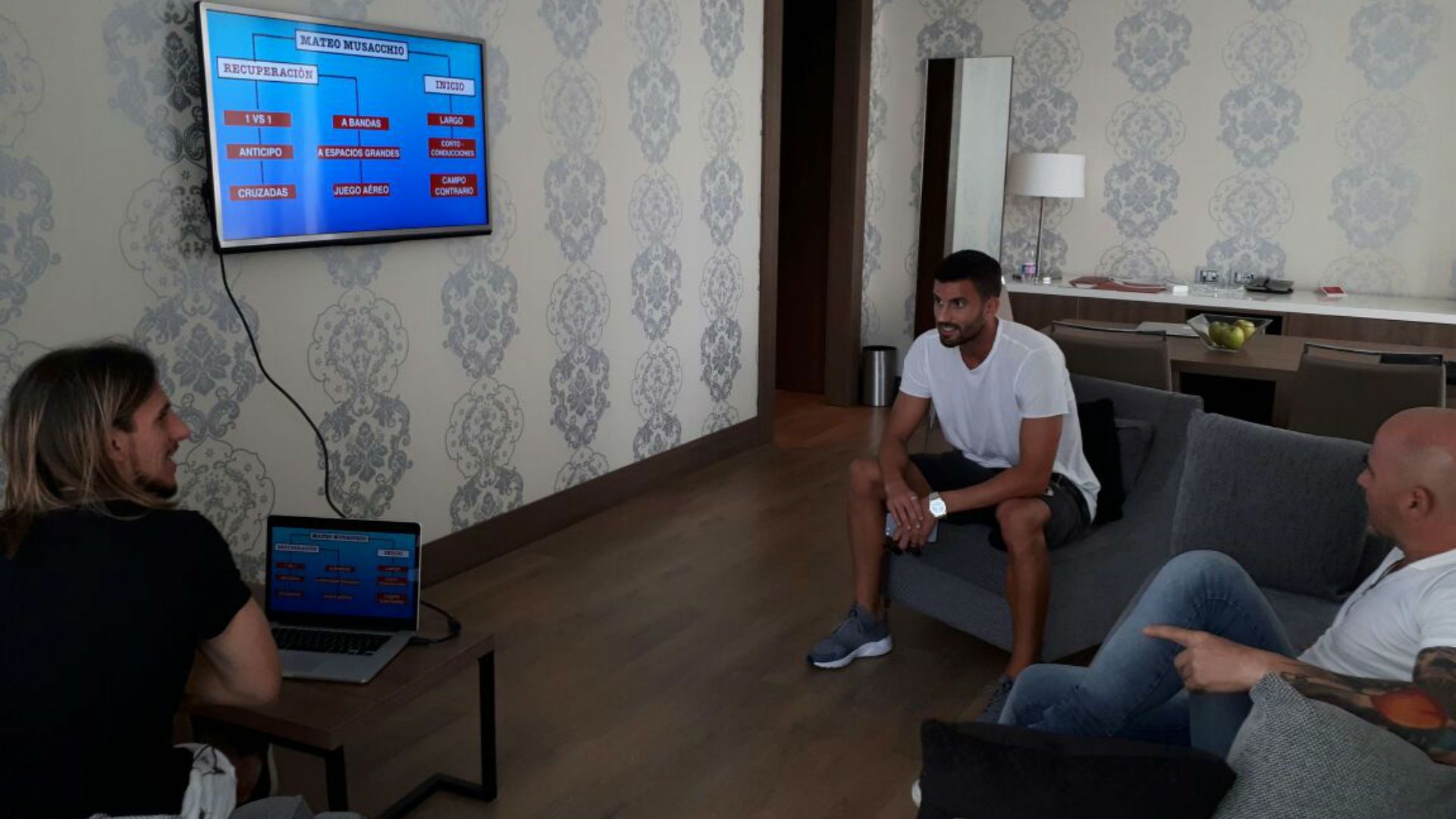 Jorge Sampaoli Sebastian Beccacece Mateo Musacchio Seleccion Argentina 04082017