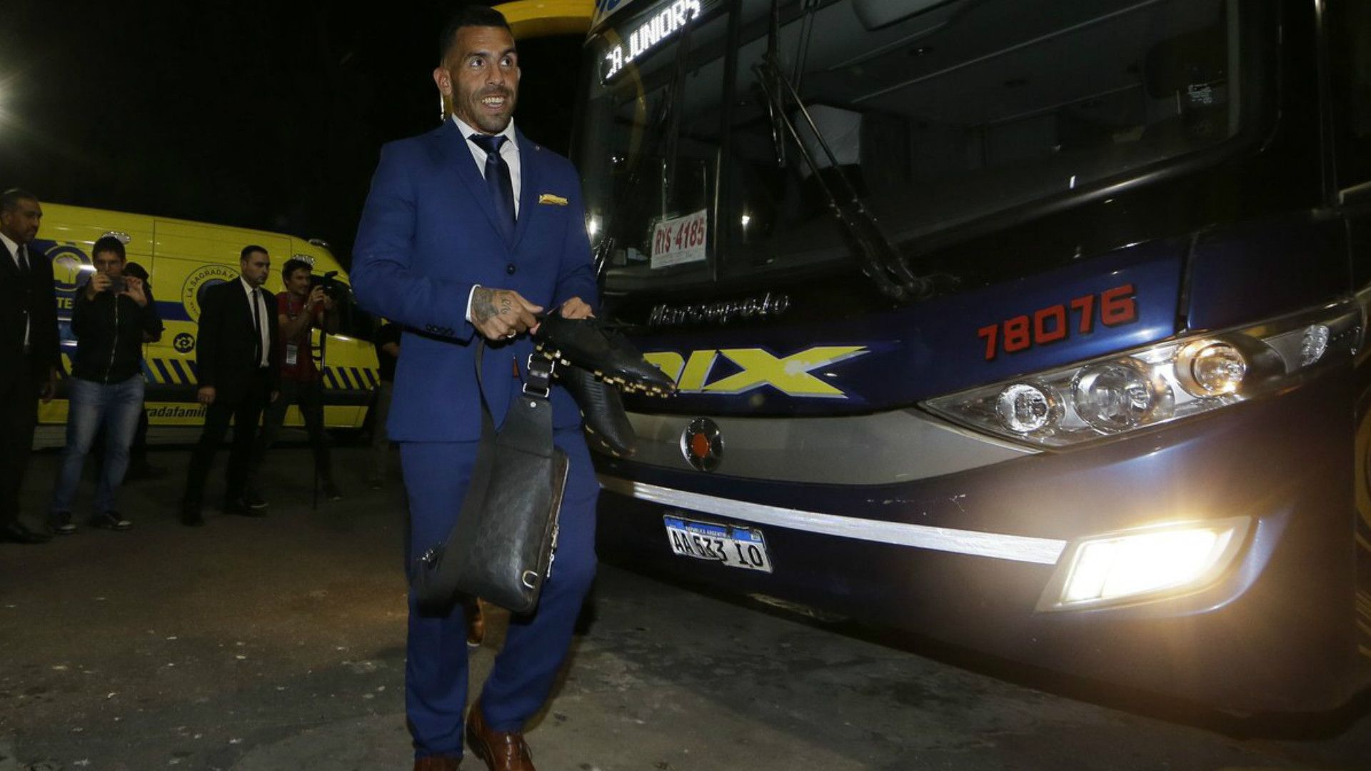 Carlos Tevez Boca Juniors Traje 11042019