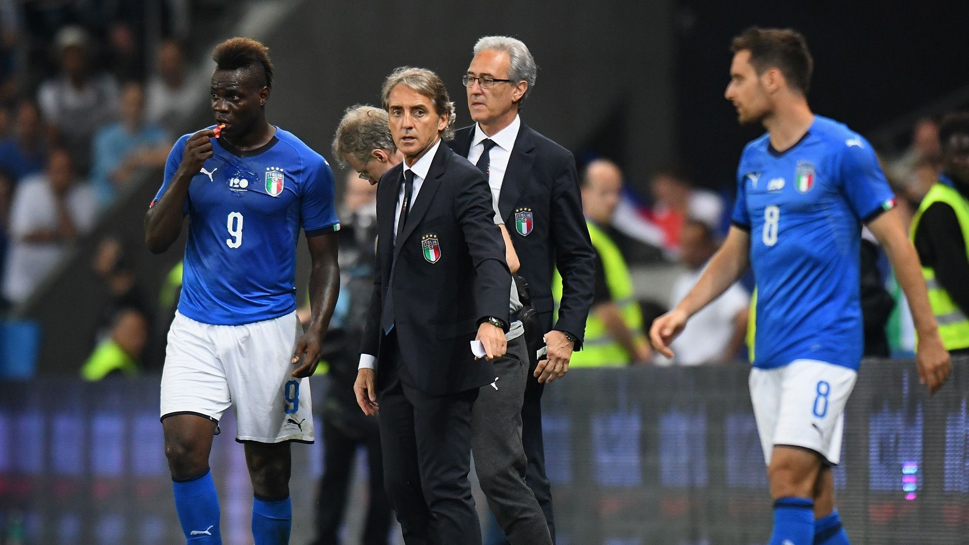 Italien Balotelli Mancini 01062018