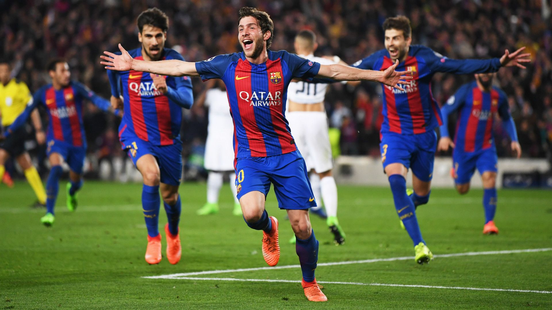 Sergi Roberto Barcelona PSG Champions League 08032017