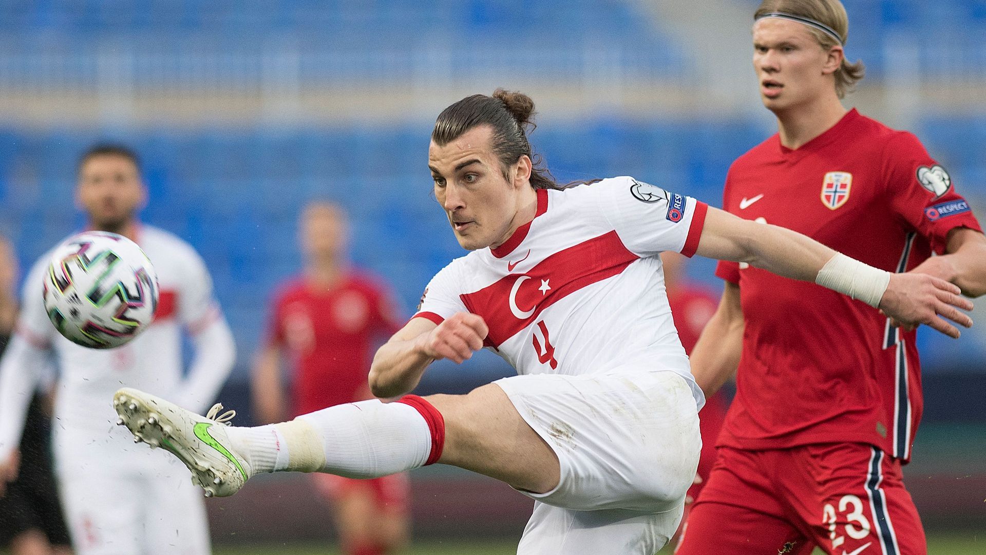 Çağlar Söyüncü, Erling Haaland