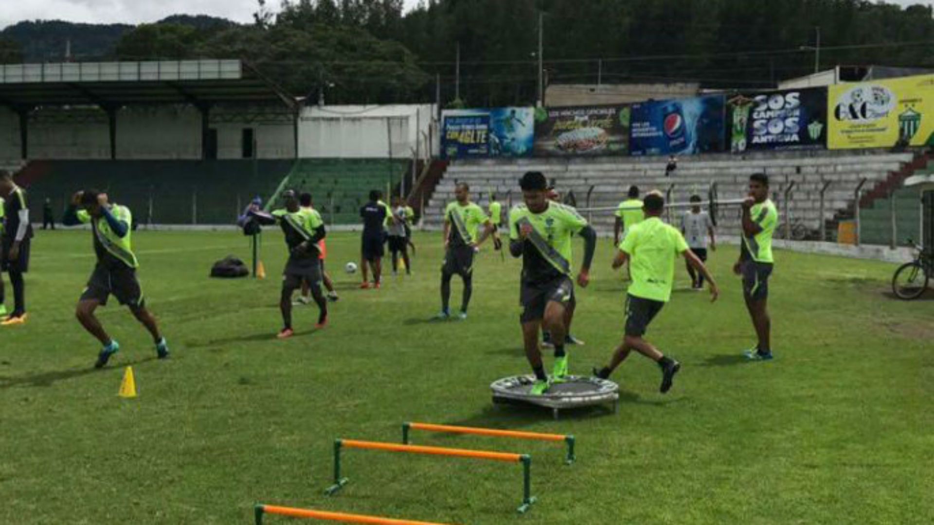 Antigua entrenamiento