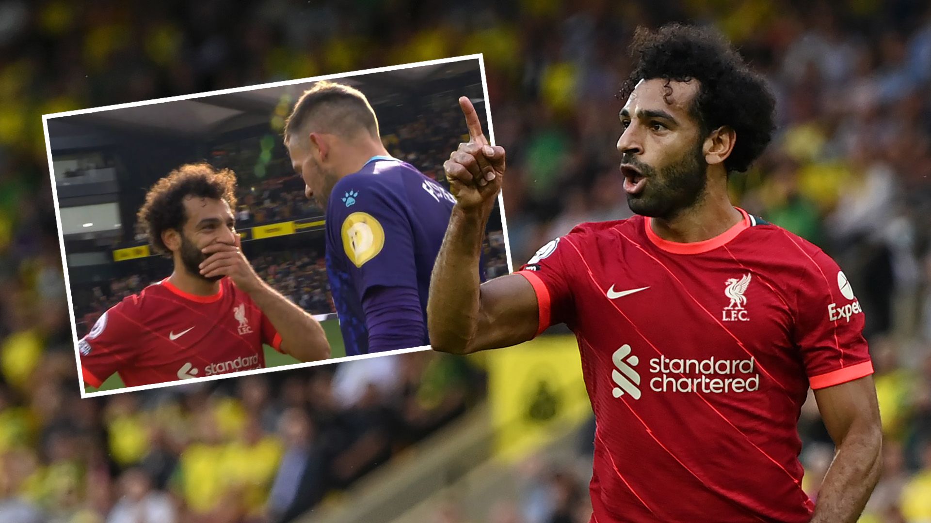 Mohamed Salah Ben Foster Liverpool Watford